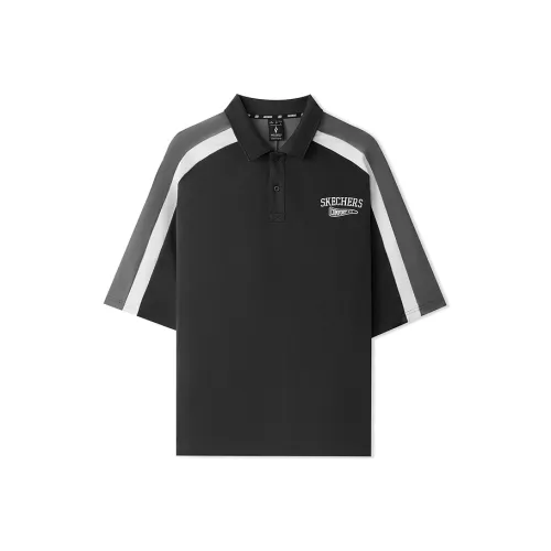 Skechers Polo Shirt Unisex Carbon Black 0018
