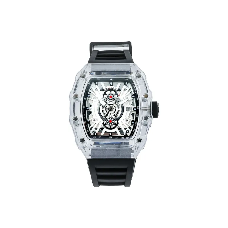 AIVN Automatic Mechanical Movement Watch Men's Watches White Dial-1