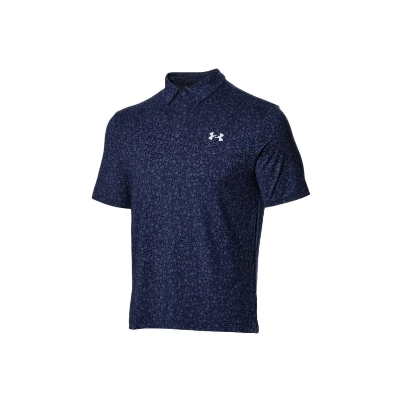 Under Armour Playoffs 3.0 Polo Shirt Men's Midnight Marine Blue 424-0