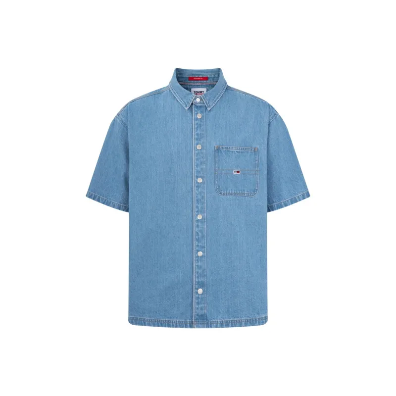 Tommy Hilfiger Shirt Unisex Denim Blue-0