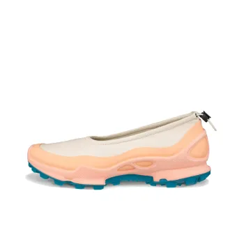 Ecco Low Top Casual Shoes Women's Beige Pink