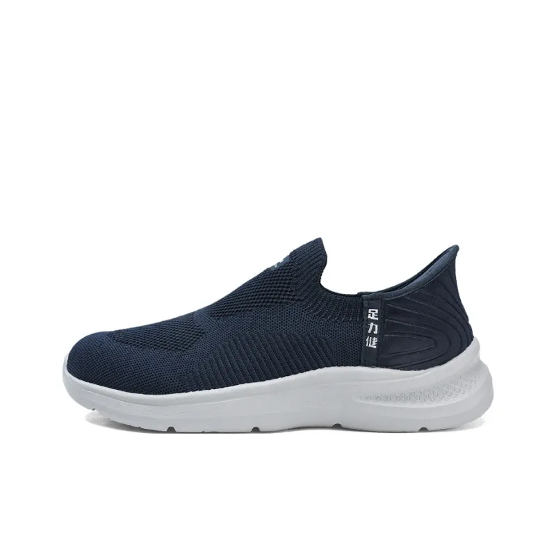 ZULIZ Sports Elderly Shoes Casual Shoes Men Low Top Dark Gray/Dark Blue/All Black-6