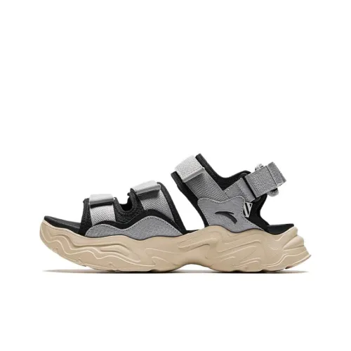 Anta Beach Sandals Men's Gray Black