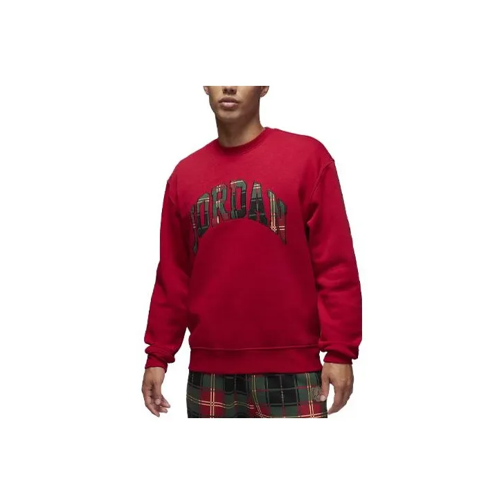 Jordan Essential Holiday Sweatshirt Men's Red-0