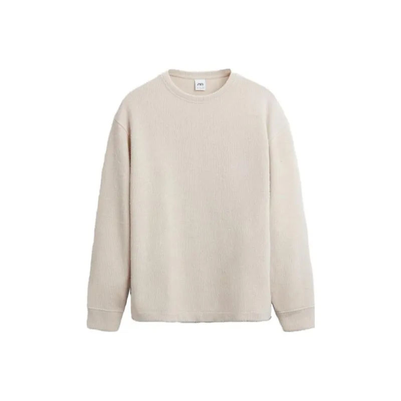 ZARA Sweatshirts Men Beige-0