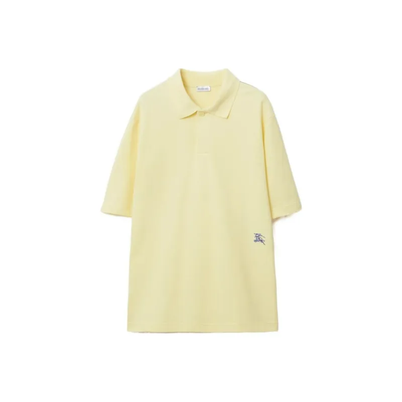 Burberry Equestrian Knight embroidered Cotton Polo Shirt-0