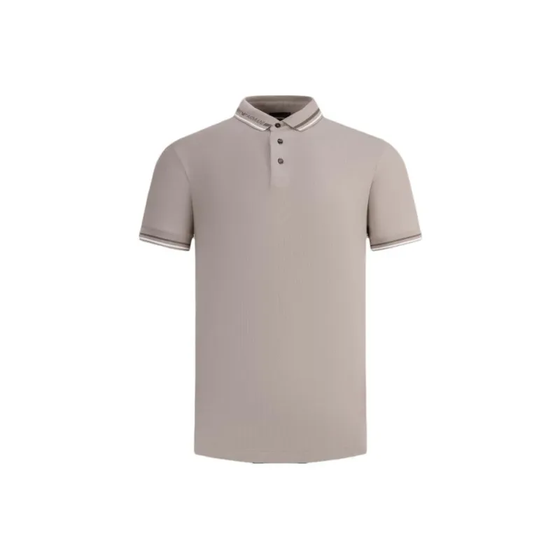 EMPORIO ARMANI Polo Shirt Men's Light Coffee-0