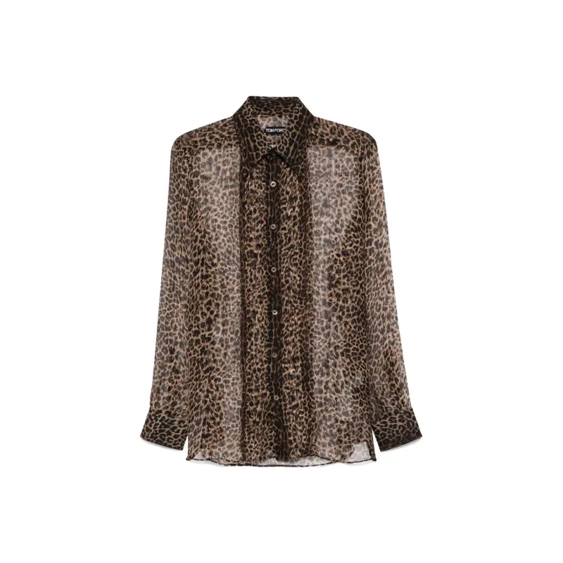 TOM FORD Leopard print Shirt-0