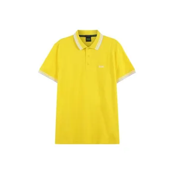 HUGO BOSS FW23 Polo Shirt Men's Bright Yellow