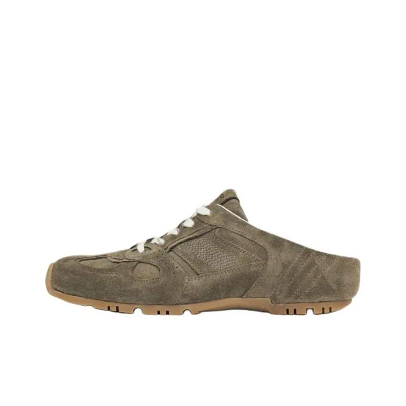 ALOHAS Rubber Sole Slip Resistant Closed Toe Slippers Men's Khaki-0