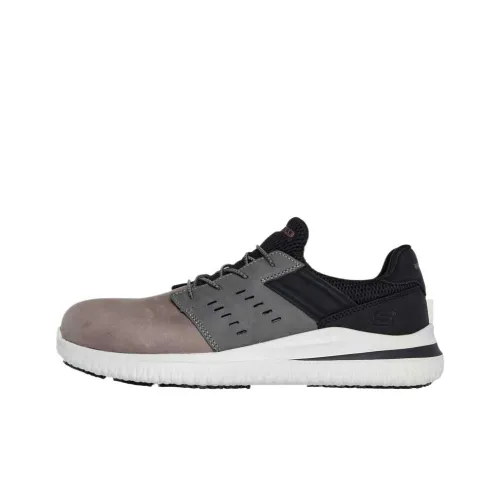 Skechers Delson 3.0 Low Top Casual Shoes Men's Black