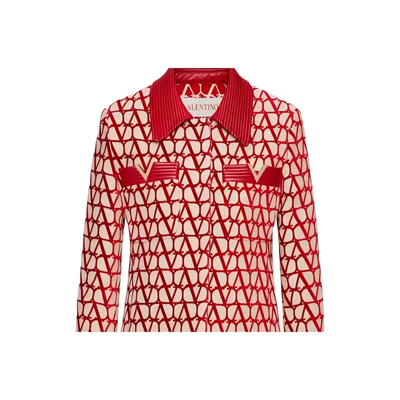 Valentino Coats Women's Red-3