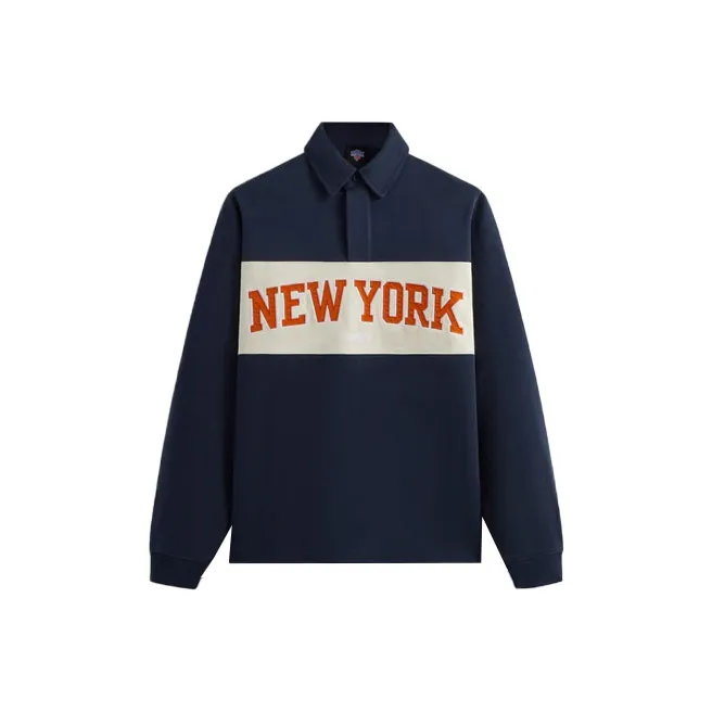 KITH New York Knicks Long Sleeve Rugby Shirt-0