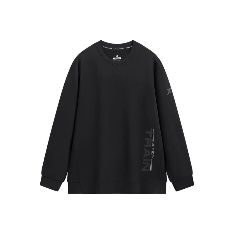 XTEP Sweatshirt Men's Jet Black-0