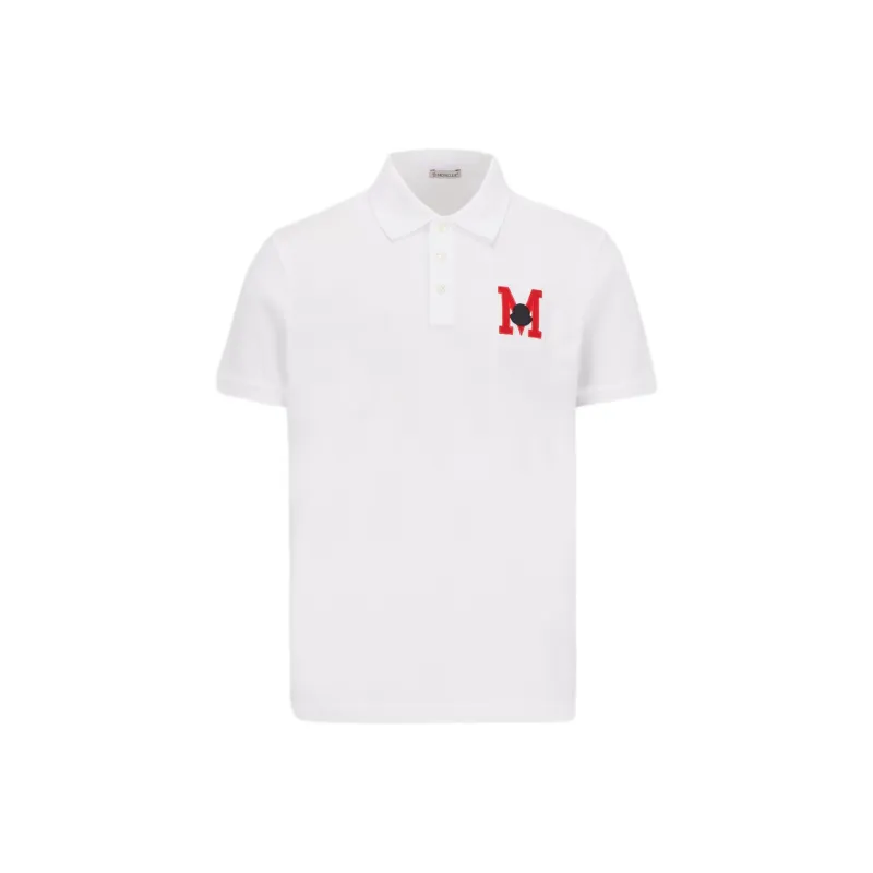 Moncler Logo Embroidered Short Sleeved Polo Shirt-0