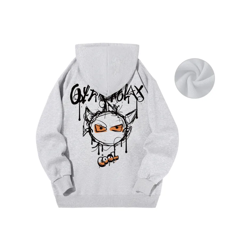 GXXX Demon Hooded Fall And Winter Sweatshirt Unisex-42