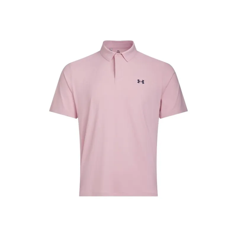 Under Armour Drive Chill Polo Shirt Men's Dark Pink Undertone-0