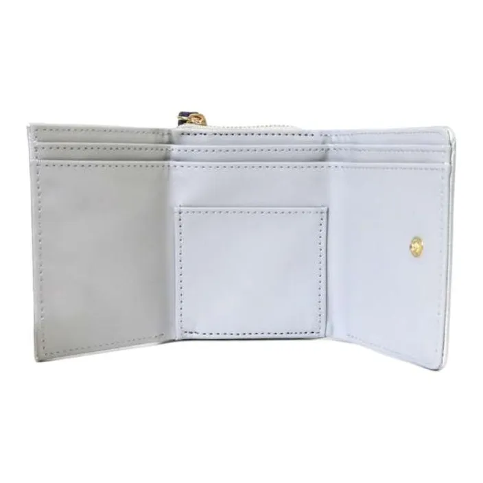 Disney Synthetic Leather Wallet Mini Women's Silver-1