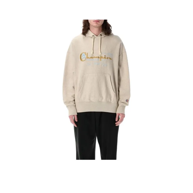 Champion Logo embroidered Hoodie-0