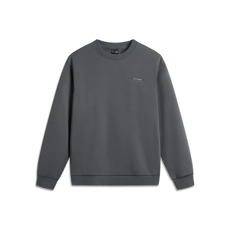 LiNing Sports Fashion Collection Sweatshirt Unisex Magnet Gray-0
