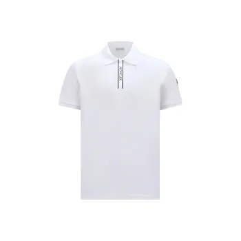 Moncler Logo Patch Short Sleeved Polo Shirt