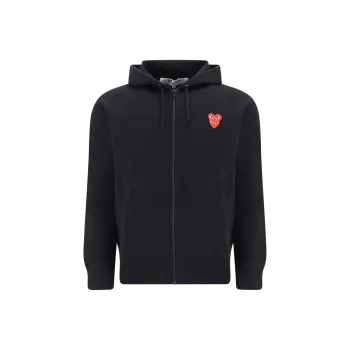 CDG Play Sweatshirt Jacket Men's Black
