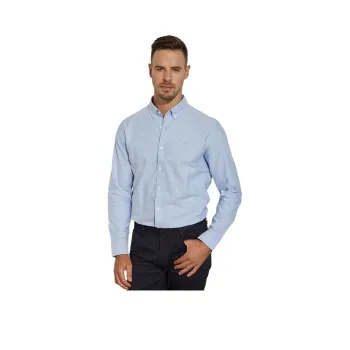 DANIEL HECHTER Shirt Spring And Autumn Men's Sky Blue