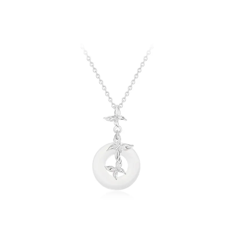Love Link Chalcedony Necklaces Women's-0