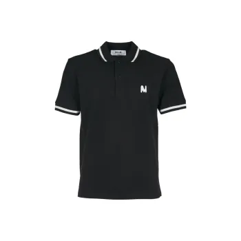 MSGM Logo embroidered Polo Shirt