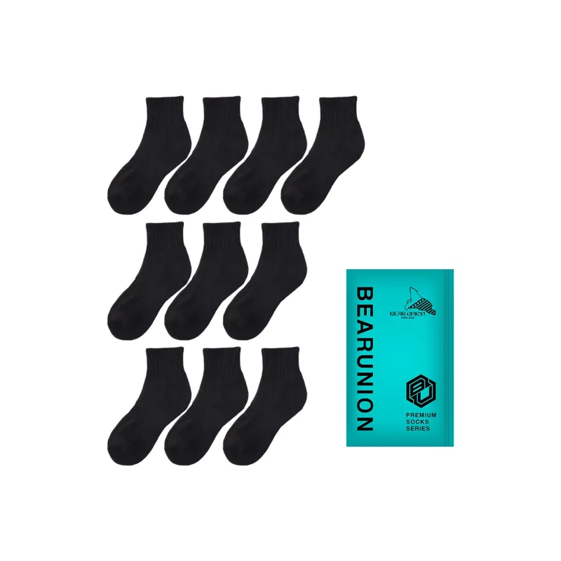 BEAR UNION Mid Calf Socks Unisex Combo Set-25