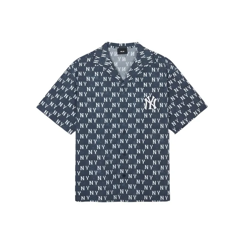 MLB New York Yankees SS24 Shirt Unisex Navy Blue-0