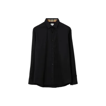 Burberry High-Neck Hooded Coat