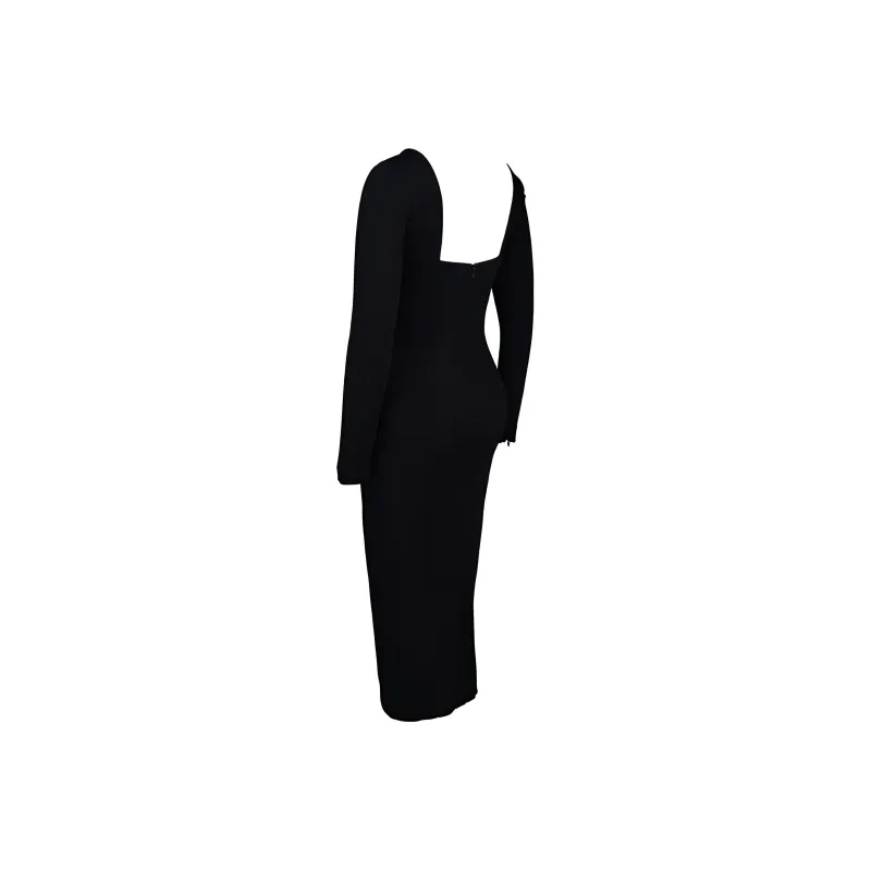 HOUSE OF CB Ella Long Sleeved Dress Women's BLACK/Black-2