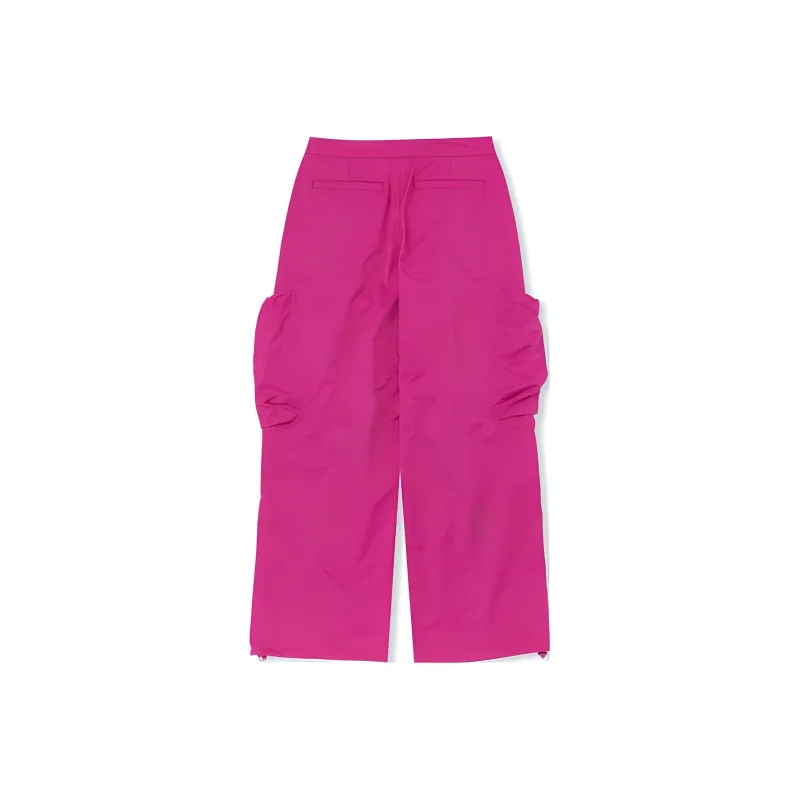 Nerdy Cargo Pants Unisex Pink-1