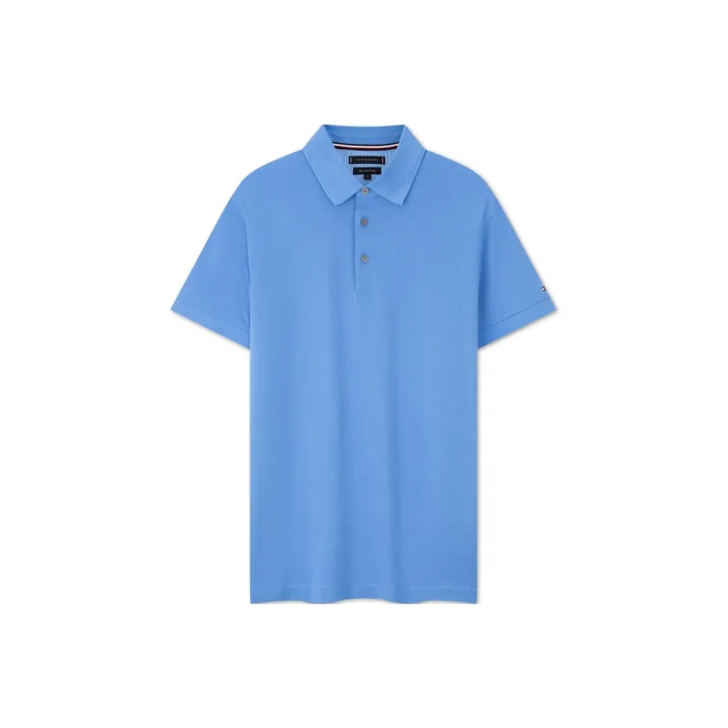 Tommy Hilfiger Logo embroidered Piqué Polo Shirt-0