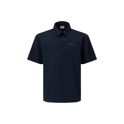 Columbia Polo Shirt Men's Dark Blue