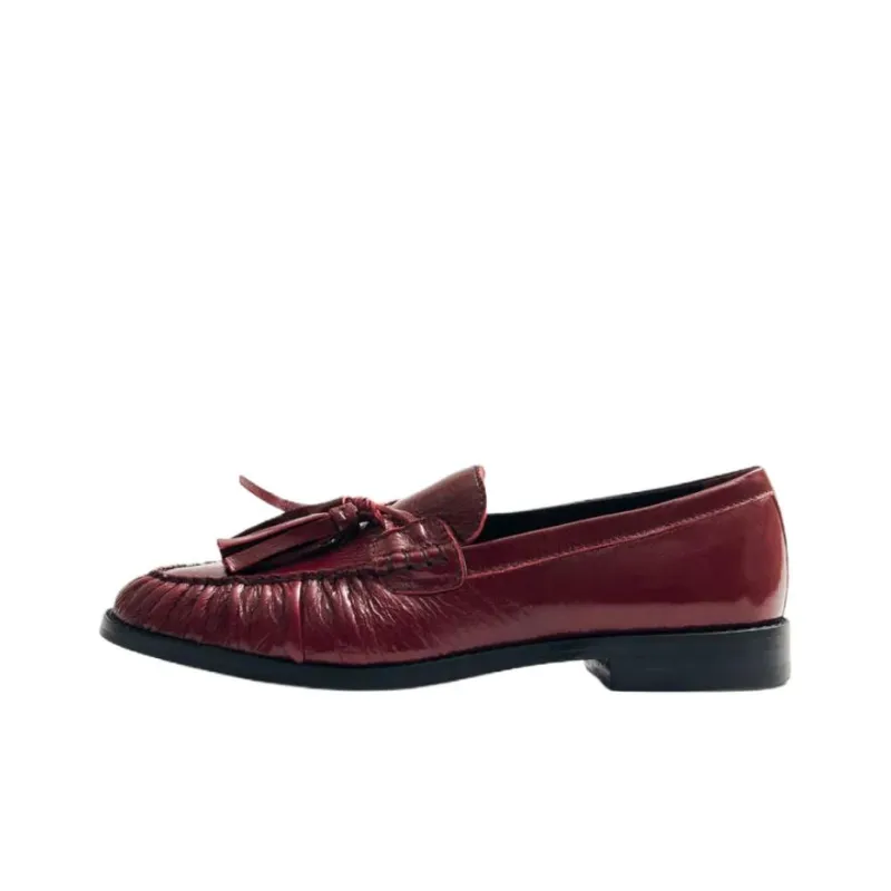 ALOHAS Marietta Oni Loafers 2cm Women's Red-0