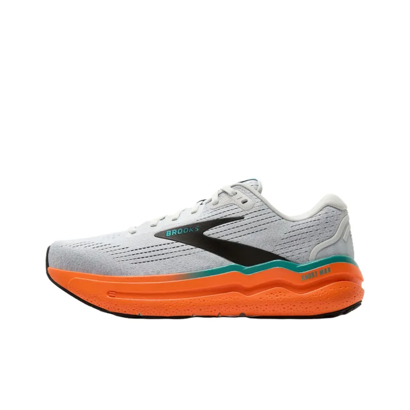 Brooks Ghost Max 2 Anti Slip Wear Resistant Low Top Casual Running Shoes Men's Gray-0