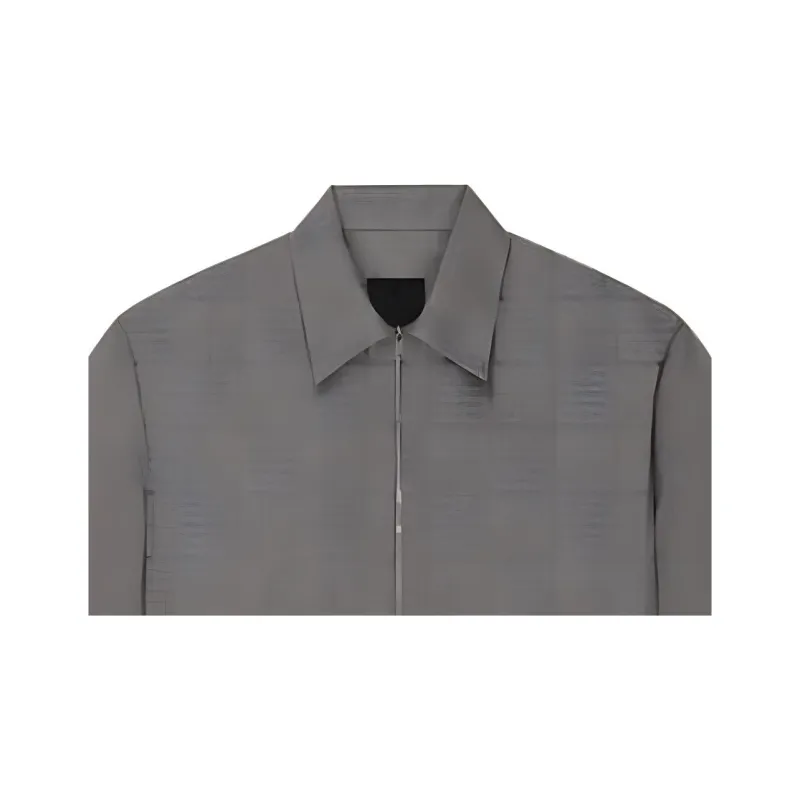 Givenchy Shirts Men Gray-4