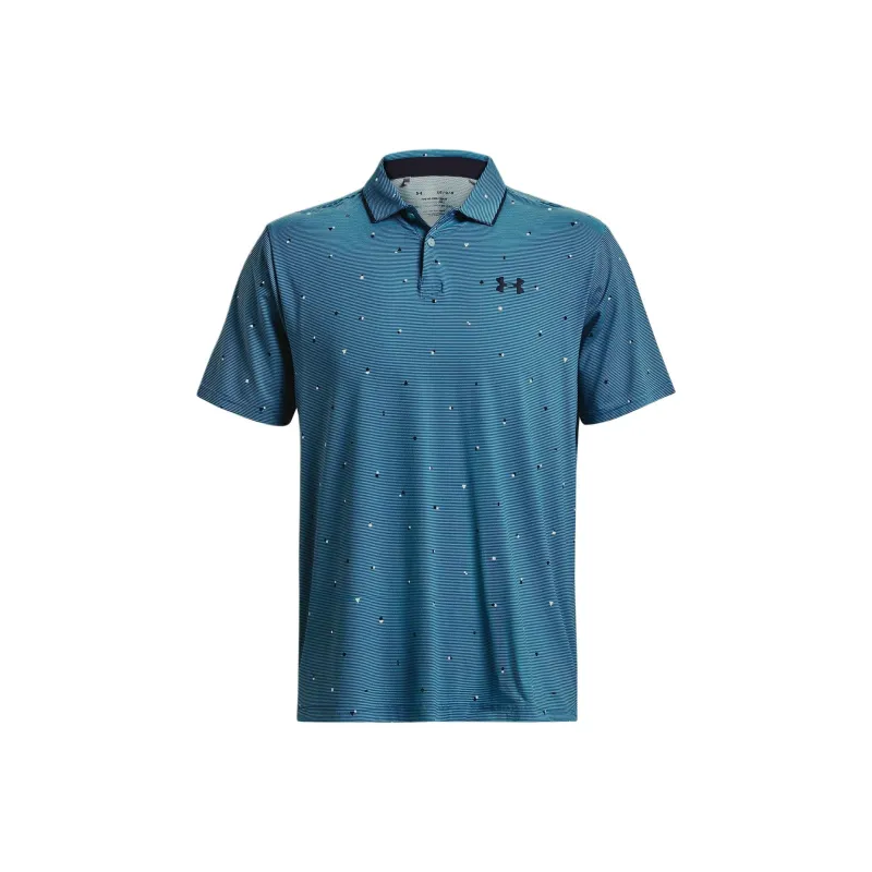 Under Armour Iso Chill Verge Polo Shirt Men's Peacock Blue-0