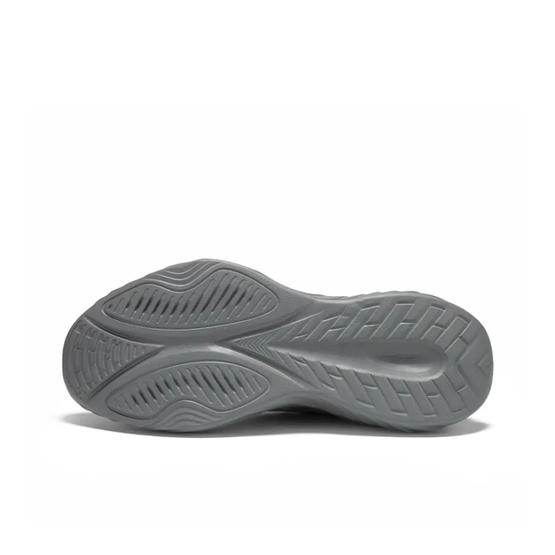 Erke Cushioning, Breathable, Lightweight Low Top Sprint Running Shoes Men's Mist Gray Steel Gray-6
