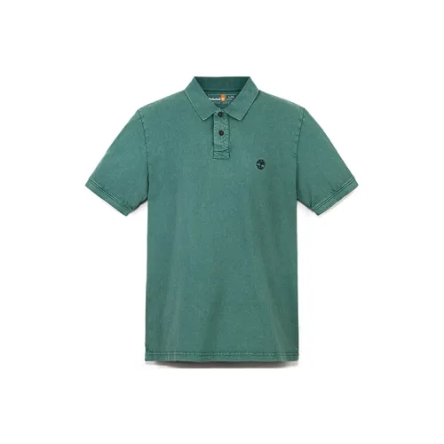 Timberland Polo Shirt Men's Blue Green