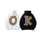 Black White Leopard Print OK Letter 2 Pack