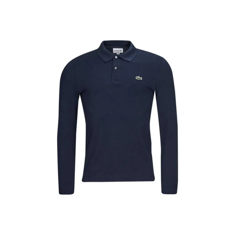 LACOSTE Slim Fit Petit Pique Polo Shirt Polo Shirt Men's Blue-0