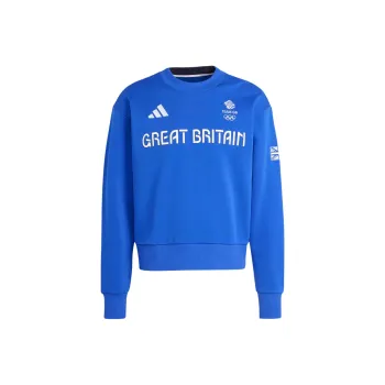 Adidas UK Training Wear Olympics Collection TEAM GB Sweatshirt Men's Blue