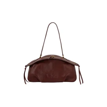 Clos Cow Leather Shoulder Bag Women's Multicolor