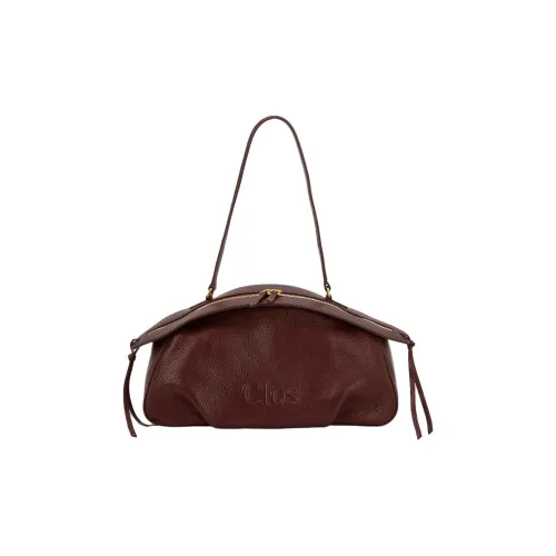 Clos Cow Leather Shoulder Bag Women's Multicolor