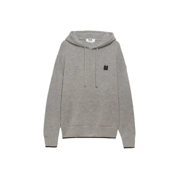 MSGM Logo embroidered Hoodie