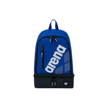 Arena Polyester Backpack Unisex Blue & White