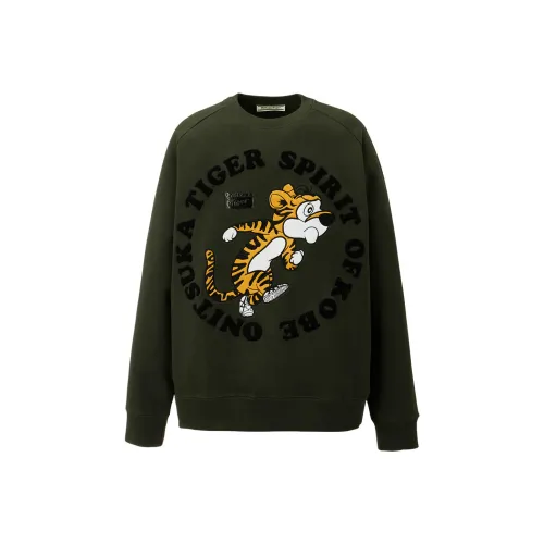 Onitsuka Tiger SWEAT TOP Sweatshirt Unisex Brown